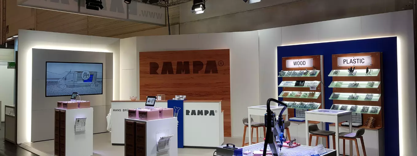 Picture of the RAMPA fair booth